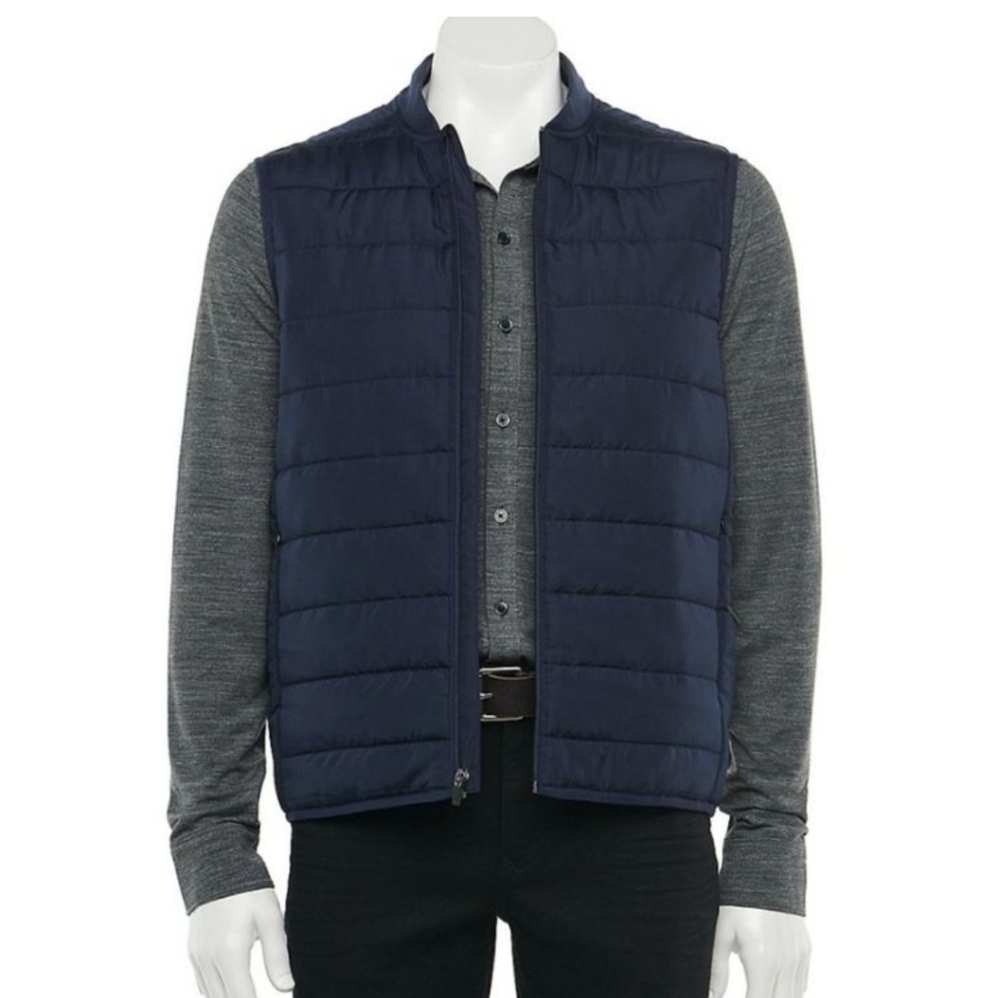 Marc Anthony  Vest Sz.Med Navy Blue NWT